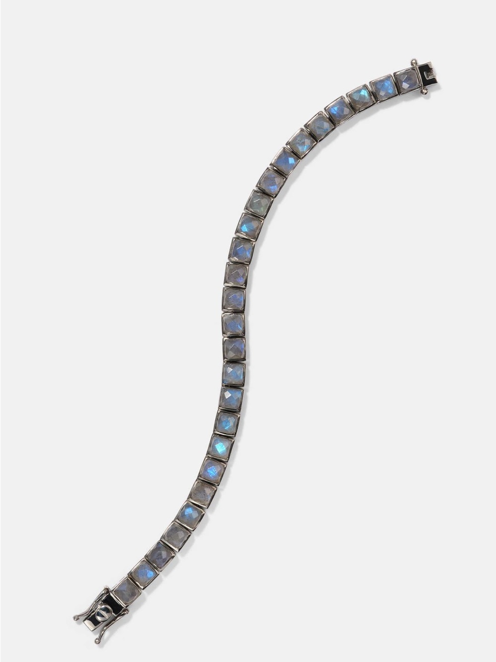Nak Armstrong Small Tile Tennis bracelet in labradorite